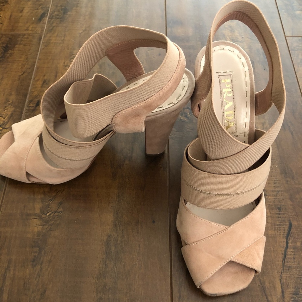 Prada Strappy Sandal Heels